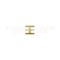 Z-Lite Zane Vanity, 2-Light, 25 In.W x 2.5 In.L x 5 In.H, Modern Gold/Frosted 1008-25W-MGLD-LED - alternate 4